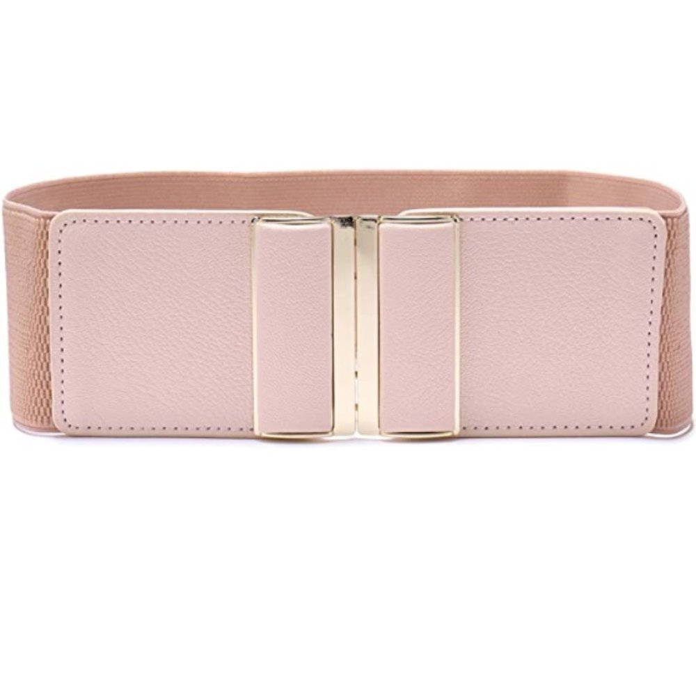 Womens 3" Wide Belt Elastic Stretch Cinch